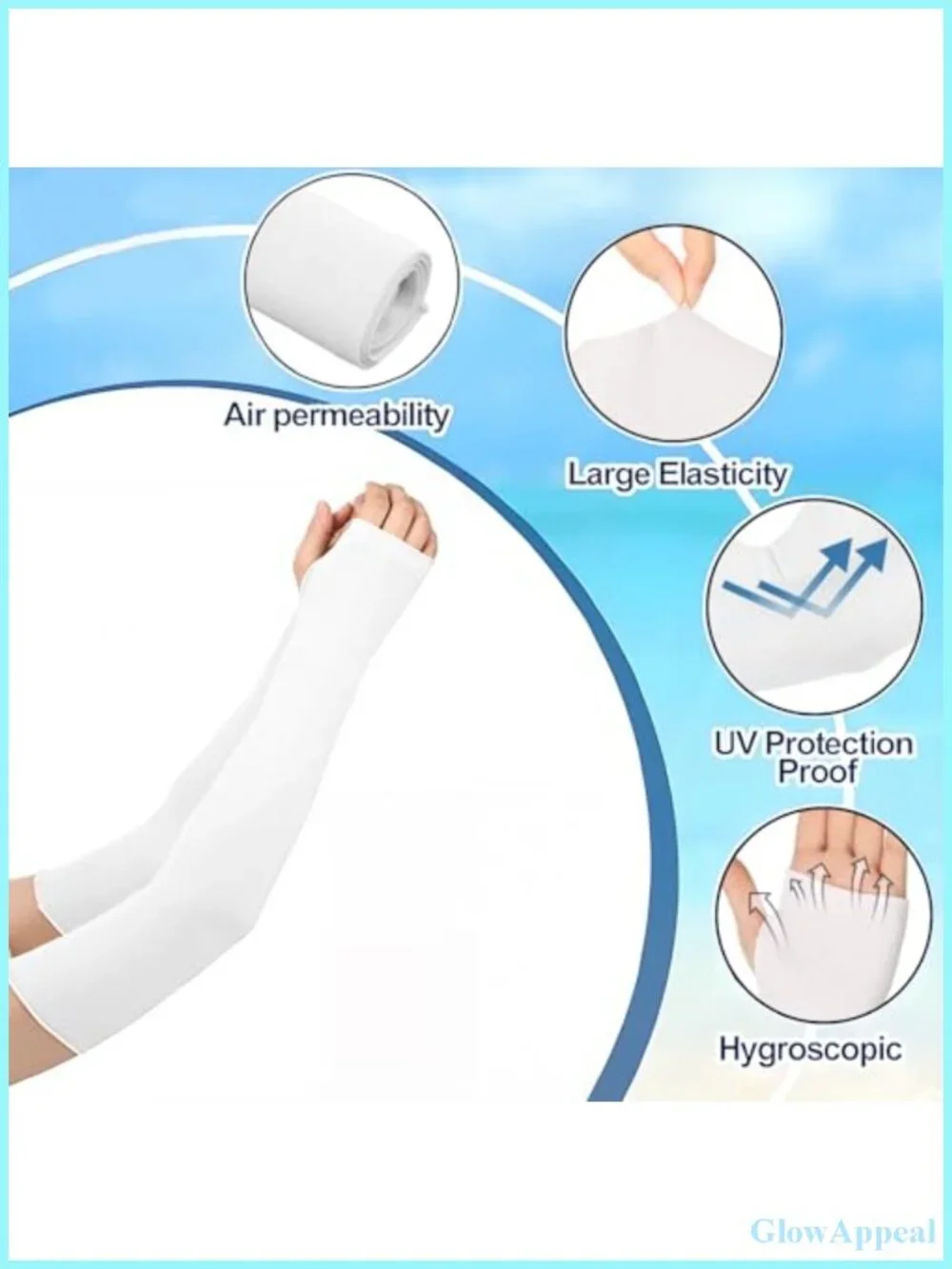 4 Pack Sun Gloves for Women UV Protection Fingerless Modal Cotton Driving Gloves